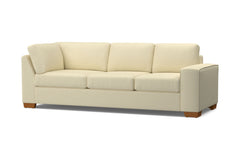 Melrose Right Arm Corner Sofa :: Leg Finish: Pecan / Configuration: RAF - Chaise on the Right