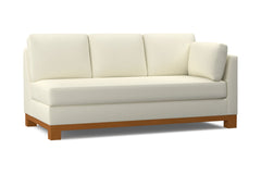 Avalon Right Arm Sofa :: Leg Finish: Pecan / Configuration: RAF - Chaise on the Right