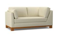 Avalon Left Arm Corner Apt Size Sofa :: Leg Finish: Pecan / Configuration: LAF - Chaise on the Left