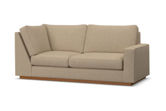 Harper Right Arm Corner Apt Size Sofa :: Leg Finish: Pecan / Configuration: RAF - Chaise on the Right