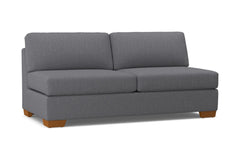 Melrose Armless Sofa :: Leg Finish: Pecan