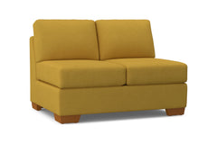 Melrose Armless Loveseat :: Leg Finish: Pecan