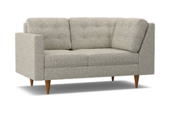 Logan Left Arm Corner Loveseat :: Leg Finish: Pecan / Configuration: LAF - Chaise on the Left