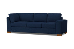 Melrose Right Arm Corner Sofa :: Leg Finish: Pecan / Configuration: RAF - Chaise on the Right