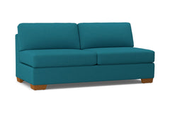 Melrose Armless Sofa :: Leg Finish: Pecan