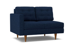 Logan Left Arm Loveseat :: Leg Finish: Pecan / Configuration: LAF - Chaise on the Left