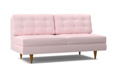 Logan Armless Sofa :: Leg Finish: Pecan