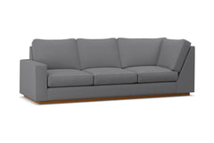 Harper Left Arm Corner Sofa :: Leg Finish: Pecan / Configuration: LAF - Chaise on the Left