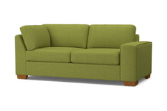 Melrose Right Arm Corner Apt Size Sofa :: Leg Finish: Pecan / Configuration: RAF - Chaise on the Right