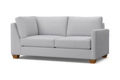 Tuxedo Right Arm Corner Apt Size Sofa :: Leg Finish: Pecan / Configuration: RAF - Chaise on the Right