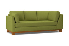 Avalon Left Arm Corner Sofa :: Leg Finish: Pecan / Configuration: LAF - Chaise on the Left