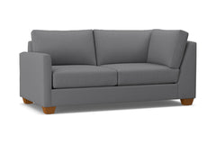 Tuxedo Left Arm Corner Apt Size Sofa :: Leg Finish: Pecan / Configuration: LAF - Chaise on the Left