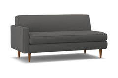 Monroe Left Arm Apartment Size Sofa :: Leg Finish: Pecan / Configuration: LAF - Chaise on the Left