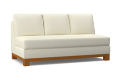 Avalon Armless Sofa :: Leg Finish: Pecan