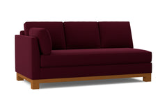 Avalon Left Arm Sofa :: Leg Finish: Pecan / Configuration: LAF - Chaise on the Left