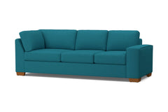 Melrose Right Arm Corner Sofa :: Leg Finish: Pecan / Configuration: RAF - Chaise on the Right