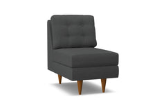 Logan Armless Chair :: Leg Finish: Pecan