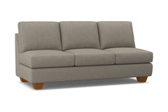 Catalina Armless Sofa :: Leg Finish: Pecan