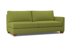 Tuxedo Right Arm Sofa :: Leg Finish: Pecan / Configuration: RAF - Chaise on the Right