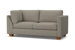 Catalina Right Arm Corner Apt Size Sofa :: Leg Finish: Pecan / Configuration: RAF - Chaise on the Right