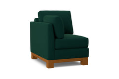 Avalon Left Arm Chair :: Leg Finish: Pecan / Configuration: LAF - Chaise on the Left