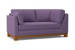 Avalon Left Arm Corner Apt Size Sofa :: Leg Finish: Pecan / Configuration: LAF - Chaise on the Left