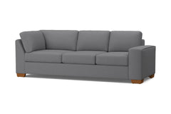 Melrose Right Arm Corner Sofa :: Leg Finish: Pecan / Configuration: RAF - Chaise on the Right