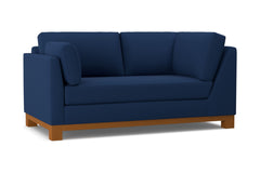 Avalon Left Arm Corner Apt Size Sofa :: Leg Finish: Pecan / Configuration: LAF - Chaise on the Left