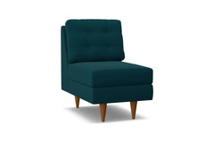 Logan Armless Chair :: Leg Finish: Pecan