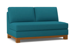 Avalon Armless Loveseat :: Leg Finish: Pecan