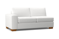 Melrose Left Arm Apartment Size Sofa :: Leg Finish: Pecan / Configuration: LAF - Chaise on the Left