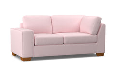 Melrose Left Arm Corner Loveseat :: Leg Finish: Pecan / Configuration: LAF - Chaise on the Left