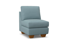 Catalina Armless Chair :: Leg Finish: Pecan