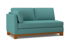 Avalon Left Arm Apartment Size Sofa :: Leg Finish: Pecan / Configuration: LAF - Chaise on the Left