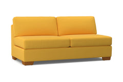 Melrose Armless Sofa :: Leg Finish: Pecan