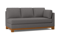 Avalon Right Arm Sofa :: Leg Finish: Pecan / Configuration: RAF - Chaise on the Right