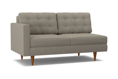 Logan Left Arm Apartment Size Sofa :: Leg Finish: Pecan / Configuration: LAF - Chaise on the Left