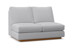 Harper Armless Loveseat :: Leg Finish: Pecan