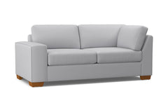 Melrose Left Arm Corner Apt Size Sofa :: Leg Finish: Pecan / Configuration: LAF - Chaise on the Left