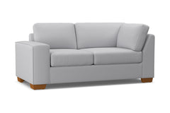 Melrose Left Arm Corner Loveseat :: Leg Finish: Pecan / Configuration: LAF - Chaise on the Left