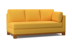 Avalon Right Arm Sofa :: Leg Finish: Pecan / Configuration: RAF - Chaise on the Right