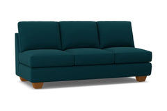 Catalina Armless Sofa :: Leg Finish: Pecan