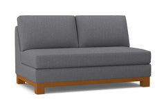 Avalon Armless Loveseat :: Leg Finish: Pecan