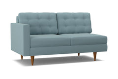 Logan Left Arm Apartment Size Sofa :: Leg Finish: Pecan / Configuration: LAF - Chaise on the Left