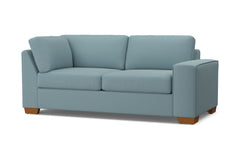 Melrose Right Arm Corner Apt Size Sofa :: Leg Finish: Pecan / Configuration: RAF - Chaise on the Right