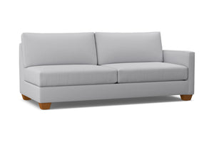 Tuxedo Right Arm Sofa :: Leg Finish: Pecan / Configuration: RAF - Chaise on the Right