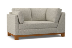 Avalon Left Arm Corner Loveseat :: Leg Finish: Pecan / Configuration: LAF - Chaise on the Left