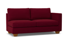 Catalina Right Arm Apartment Size Sofa :: Leg Finish: Pecan / Configuration: RAF - Chaise on the Right