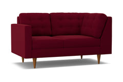 Logan Left Arm Corner Loveseat :: Leg Finish: Pecan / Configuration: LAF - Chaise on the Left