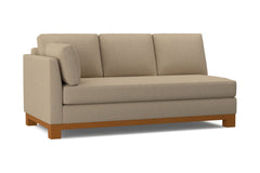 Avalon Left Arm Sofa :: Leg Finish: Pecan / Configuration: LAF - Chaise on the Left